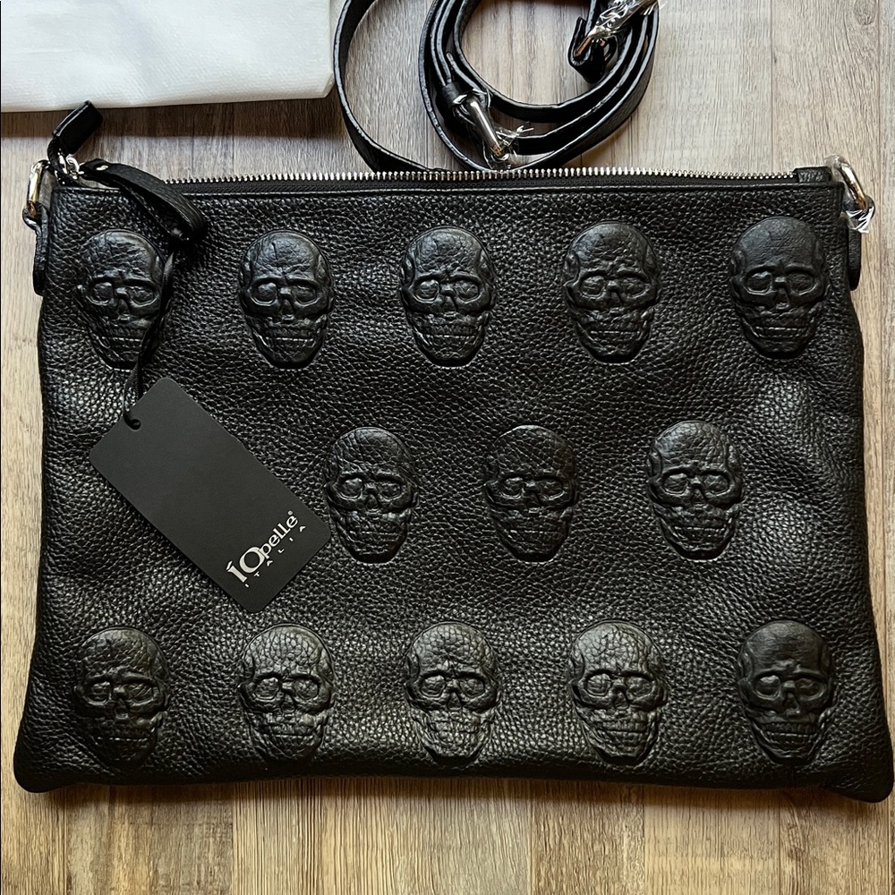 Leather crossbody/clutch by IO Pelle NEW
